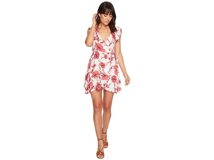 Free People French Quarter Printed Mini Dress (ivory) Women's Dress