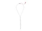 Rebecca Minkoff Floating Triangles Y-necklace (pink Multi/rose Gold) Necklace