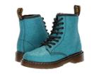 Dr. Martens Kid's Collection 1460 Glitter Junior Delaney Boot (little Kid/big Kid) (laser Lake Blue Glitter Pu) Girls Shoes