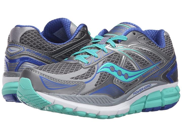 Saucony Echelon 5 (grey/mint/blue) Women's Running Shoes