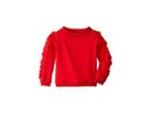 Hudson Kids Knit Off The Shoulder Top (big Kids) (true Red) Girl's Clothing