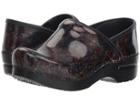 Dansko Professional (multi Scribble Patent) Women's Clog Shoes