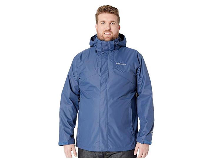Columbia Big Tall Bugabootm Ii Fleece Interchange Jacket (dark Mountain/red Spark Buffalo Camo/black) Men's Coat