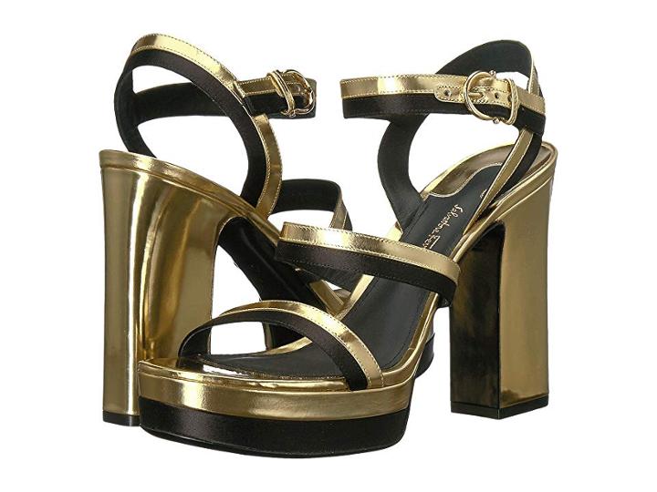 Salvatore Ferragamo Ravenna (nero Satin) High Heels