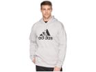 Adidas Team Issue Pullover Fleece Hoodie (grey Two Melange 1) Men's Sweatshirt