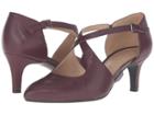 Naturalizer Okira (bordo Leather) Women's 1-2 Inch Heel Shoes