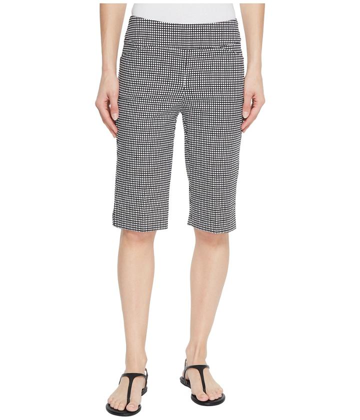 Tribal Stretch Printed Bengaline 13 Pull-on Bermuda (night) Women's Shorts