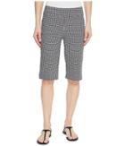 Tribal Stretch Printed Bengaline 13 Pull-on Bermuda (night) Women's Shorts
