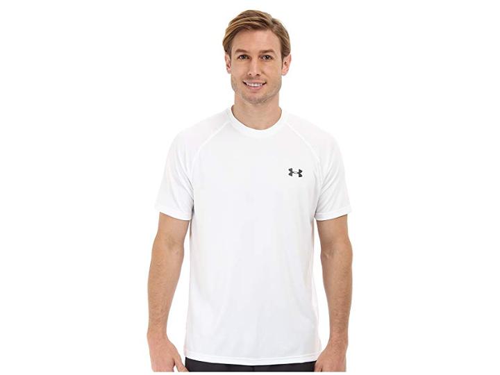 Under Armour Techtm S/s Tee (white/black) Men's T Shirt