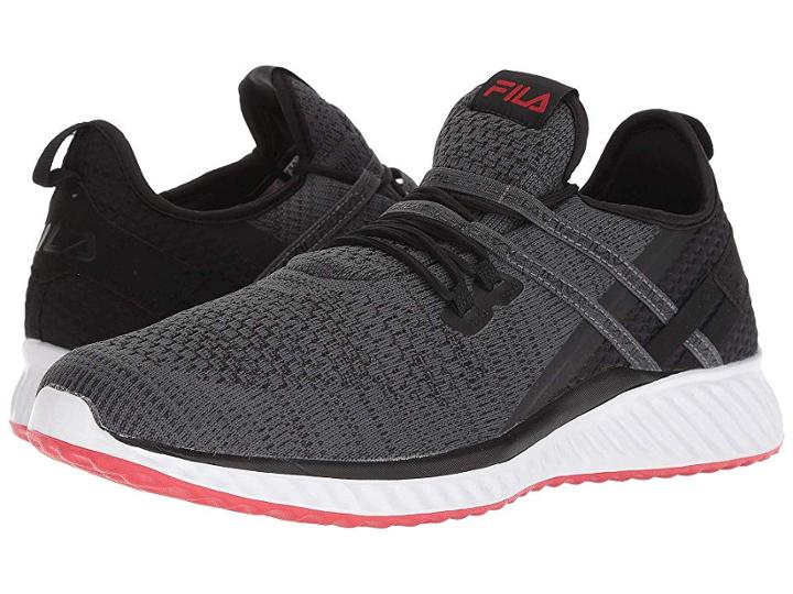 Fila Memory Realmspeed (castlerock/black/fila Red) Men's Running Shoes