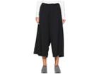 Y's By Yohji Yamamoto A-crotch Button Open Pants (black) Women's Casual Pants