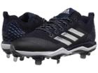 Adidas Poweralley 5 (collegiate Navy/silver Metallic/footwear White) Women's Cleated Shoes