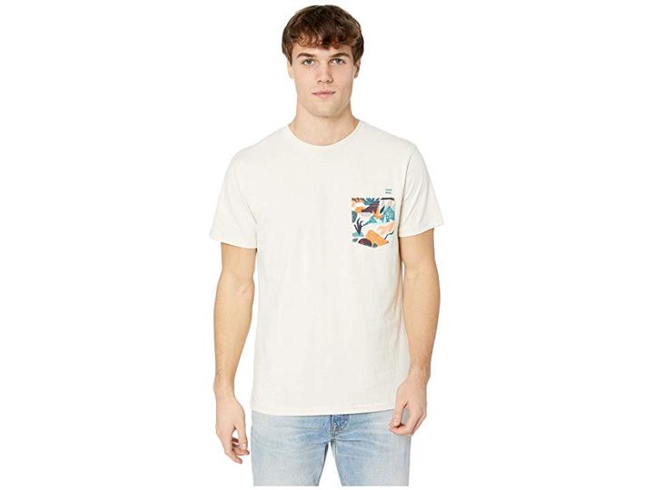 Billabong Team Pocket Short Sleeve (rock) Men's Clothing