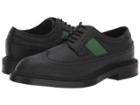 Calvin Klein Carper (black/grass Green Scotch Grain Leather) Men's Lace Up Casual Shoes