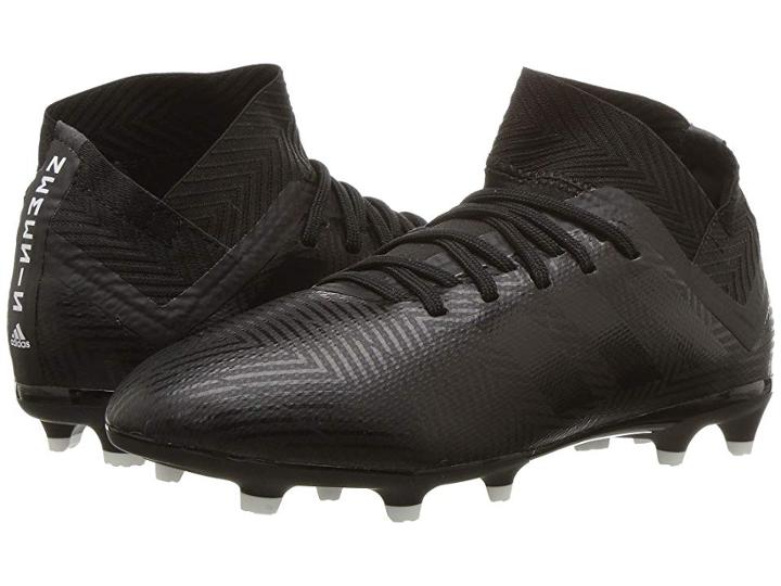 Adidas Kids Nemeziz 18.3 Fg Soccer (little Kid/big Kid) (black/white) Kids Shoes