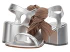 Mm6 Maison Margiela Stocking Twist Sandal (silver/amber) Women's Sandals