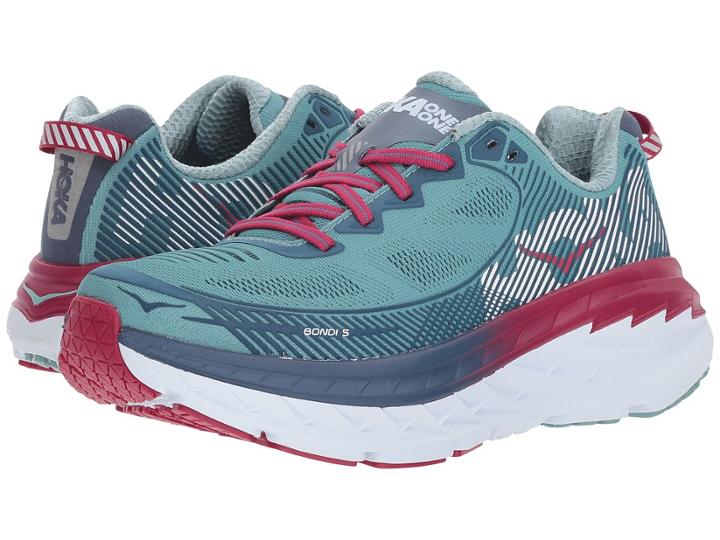 Hoka One One Bondi 5 (aquifer/vintage Indigo) Women's Running Shoes