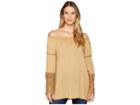 Scully Bardot Elegant Off The Shoulder Blouse (mustard) Women's Clothing