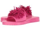 Dirty Laundry Paseo Jelly Pool Slide (fuchsia) Women's Sandals