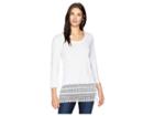 Fresh Produce Sandpiper Top (white) Women's Long Sleeve Pullover