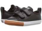 Converse Kids Chuck Taylor(r) All Star(r) 2v Ox (infant/toddler) (black/black/white) Boys Shoes