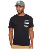 Converse Striped Pocket Tee (black) Men's T Shirt