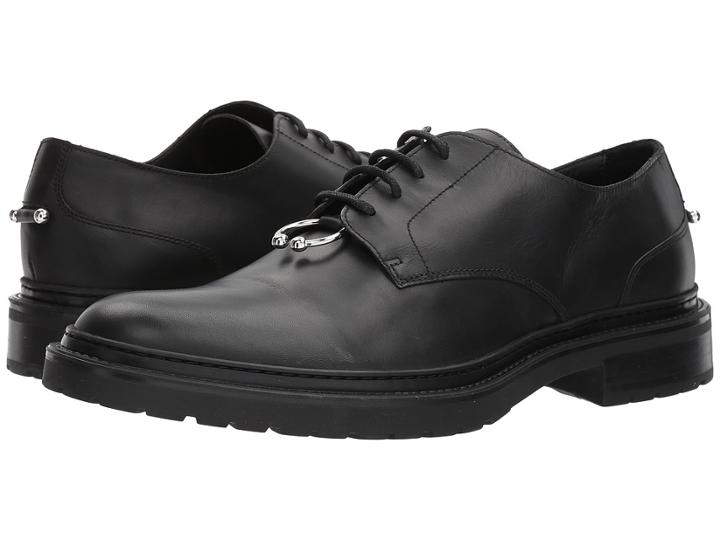 Neil Barrett High Shine Derby (black) Men's Lace Up Casual Shoes