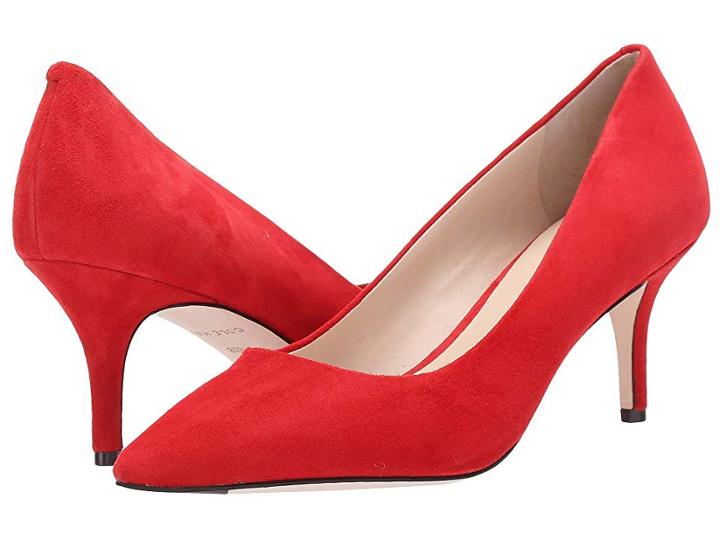 Cole Haan Vesta Pump (65mm) (barbados Cherry Suede) Women's Shoes