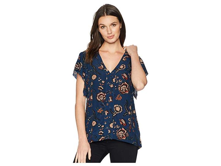 Sanctuary Countryside Shell (blue Life) Women's Clothing