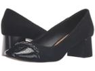 Tahari Monte (black Suede/croco) Women's Shoes