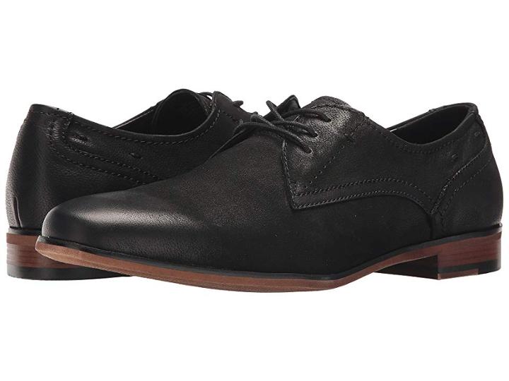 Kenneth Cole Reaction Guy Derby (black Leather) Men's Lace Up Casual Shoes