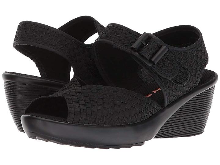 Bernie Mev. Fresh Drisco (black) Women's Wedge Shoes