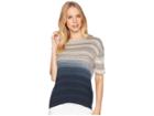 Levi's(r) Premium Made Crafted(r) Ombre Mist Tee (ombre Mist Cloud Blue/arctic/brittany Blue/pristine) Women's T Shirt