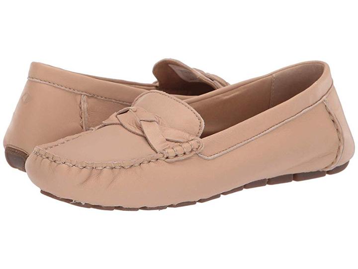 Sperry Bridge Driver Leather (linen) Women's  Shoes