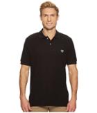 Chaps Short Sleeve Polo Shirt (black) Men's Clothing