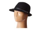 Country Gentleman Wallace Classic Fedora Hat (black) Caps