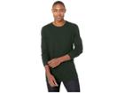 Ag Adriano Goldschmied Kipp Long Sleeve Thermal Crew (dark Ivy) Men's Clothing