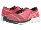 Asics Fuzex Knit (pink Glo/flash Coral/black) Women's Running Shoes