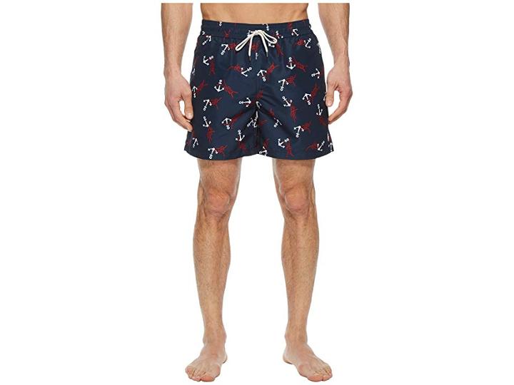 Polo Ralph Lauren Polyester Traveler Shorts (anchor Knots) Men's Swimwear