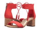 Bandolino Semise (red Faux Suede) Women's Sandals