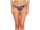 Rvca Camo Floral Cheeky Bottom (mauve) Women's Swimwear