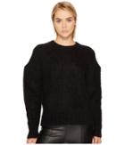 Neil Barrett Hairy Cables 1,5 Gg Sweater (black) Women's Sweater