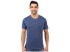 Robert Graham Traveler Tee (heather Navy) Men's Short Sleeve Pullover