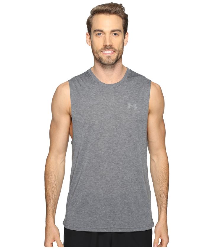 Under Armour Ua Threadborne Muscle Tank Top (black) Men's Sleeveless