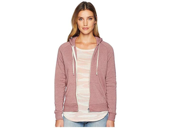 Alternative Adrian Hoodie (eco True Autumn Red) Women's Sweatshirt