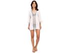 Seafolly Island Kaftan Cover-up (white) Women's Swimwear