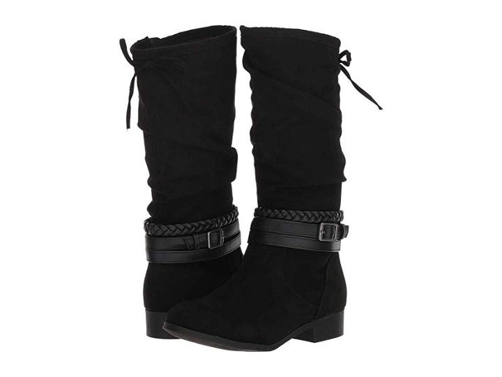 Nine West Kids Altah (little Kid/big Kid) (black Microfiber) Girls Shoes