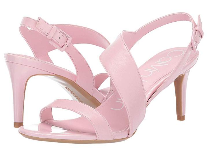 Calvin Klein Lancy (pastel Pink Nappa) High Heels