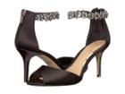 Jewel Badgley Mischka Genevieve (black Satin) Women's Shoes