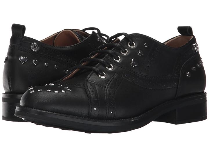 Love Moschino Brogue (black/silver) Women's Shoes